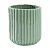 VASO DECORATIVO DE CERAMICA MAGNA VERDE - 14cm - Imagem 1