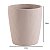 VASO DE CERAMICA DECORATIVO GRIS TAUPE NUDE - 14CM - Imagem 2