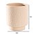VASO DE CERAMICA FOLIUM BEGE DECORATIVO - 14CM - Imagem 2