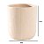 VASO DECOR DE CERAMICA PANTHEON BEGE - 14cm - Imagem 2