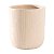VASO DECOR DE CERAMICA PANTHEON BEGE - 14cm - Imagem 1