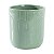 VASO DE CERAMICA PANTHEON DECOR VERDE - 14cm - Imagem 1