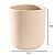 VASO DECORATIVO DE CERAMICA TIMELESS BEGE - 14cm - Imagem 2