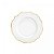 AP JANTAR 42PC PORCELANA MALDIVAS BRANCO C/FIO DOURADO WOLFF - Imagem 4