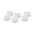 CJ 6 XICARAS CHA PORCELANA C/PIRES MALDIVAS BR 180ml - WOLFF - Imagem 1