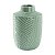 VASO DE CERAMICA DECORATIVO VIRIDIS FOLHAS VERDE - 16cm - Imagem 1