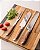 FACA SANTOKU CABO DE MADEIRA E ACO INOX LAGUIOLE BY WOLFF - Imagem 5