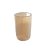 CJ 2 COPOS ALTOS DE VIDRO LINES AMBAR 450ML - WOLFF - Imagem 3