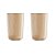 CJ 2 COPOS ALTOS DE VIDRO LINES AMBAR 450ML - WOLFF - Imagem 1