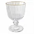 CJ 2 TACAS DE VIDRO COM FIO DE OURO LINES 380ML - WOLFF - Imagem 2