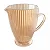 JARRA DE VIDRO LINES AMBAR 1,3L - WOLFF - Imagem 1