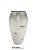 VASO DECORATIVO EM CERAMICA BRANCO RUSTICO 31,5CM - Imagem 2