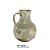 VASO DECORATIVO TIPO JARRA EM CERAMICA BEGE E MARROM 27CM - Imagem 2