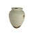 VASO DECORATIVO EM CERAMICA BEGE E MARROM 20CM - Imagem 1