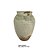 VASO DECORATIVO EM CERAMICA BEGE E MARROM 24CM - Imagem 2