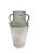 VASO DECORATIVO EM CERAMICA BRANCO RUSTICO 43CM - Imagem 1