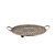 BANDEJA REDONDA DECORATIVA EM METAL DOURADO C/ALÇA 50CM - Imagem 1