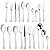 FAQUEIRO 130PC ACO INOX SEM ESTOJO BERNA - WOLLF - Imagem 1