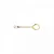CJ 6 COLHERES DE CAFE DE ZAMAC CRYSTAL DOURADA 11CM - WOLFF - Imagem 4