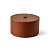 CAIXA COM REVESTIMENTO EM PU MARROM MART 13cm - Imagem 1