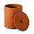 CAIXA COM REVESTIMENTO EM PU CARAMELO MART 12,5x10cm - Imagem 2