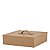 CAIXA EM MDF COM REVESTIMENTO EM PU BEGE MART 17,5cm - Imagem 1