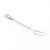 CJ 6 GARFOS PETISCO DE ZAMAC NIQUELADO CRYSTAL 11CM - WOLLF - Imagem 5