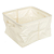 CAIXA ORGANIZADORA DOBRAVEL EM LINHO OFF WHITE 19x29cm - Imagem 1