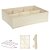 CAIXA ORGANIZADOR DOBRAVEL LINHO C/6 COMPARTIMENTOS OFFWHITE - Imagem 2