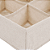 CAIXA ORGANIZADOR DOBRAVEL LINHO C/6 COMPARTIMENTOS OFFWHITE - Imagem 3