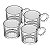 CJ 4 XICARAS DE VIDRO CLASSIC 100ML - WOLFF - WOLFF - Imagem 1