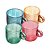 CJ 4 XICARAS DE VIDRO COLORIDO FRANKFURT 220ML - WOLFF - Imagem 1