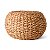 MESA REDONDA EM FIBRA NATURAL MART - 30,5X49,5CM - Imagem 1