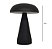 ABAJUR COGUMELO EM METAL PRETO MUSH TOUCH - 21CM - Imagem 2