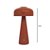 ABAJUR COGUMELO VERMELHO EM METAL TOWER TOUCH - 27CM - Imagem 2