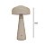 ABAJUR COGUMELO EM METAL CINZA TOWER CINZA TOUCH - 27CM - Imagem 2