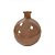 VASO DECORATIVO EM VIDRO MARROM - 28,5cm - Imagem 1