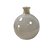 VASO DECORATIVO EM VIDRO BEGE CLARO - 28,5cm - Imagem 1