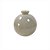VASO DECORATIVO EM VIDRO BEGE CLARO - 19,5cm - Imagem 1