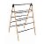 VARAL TRIANGULAR 5 ANDARES BAMBU C/HASTES EXPANSIVEIS - OIKOS - Imagem 2