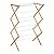 VARAL VERTICAL 3 ANDARES EM BAMBU COM HASTES METALICAS - Imagem 1