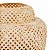 LUMINARIA DE MESA COLMEIA DE BAMBU BOHO 26CM - OIKOS NATURAL - Imagem 2