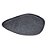 BANDEJA ORGANICA DECORATIVA EM METAL PRETO - 26,5X20CM - Imagem 1