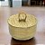 CAIXA PORTA JOIA DECOR EM METAL DOURADO C/TAMPA - 8,5x15cm - Imagem 3