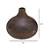 VASO GARRAFA MARROM DECORATIVO EM MADEIRA - 10,5CM - Imagem 2