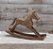 ESCULTURA CAVALO DECORATIVO EM MADEIRA NA COR MARROM 30cm - Imagem 3