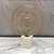 ESCULTURA DECOR ACO INOXIDAVEL DOURADO E MARMORE BRANCO 30cm - Imagem 3