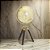 GLOBO TERRESTRE  DECORATIVO CREME DOURADOE MARROM 49,5CM - Imagem 3
