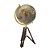 GLOBO TERRESTRE  DECORATIVO DOURADO/MARROM/PRETO 56,5CM - Imagem 1