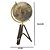 GLOBO TERRESTRE  DECORATIVO DOURADO/MARROM/PRETO 56,5CM - Imagem 2